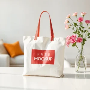High-Quality Tote Bag Mockup for Logo & Merch Design (PSD)